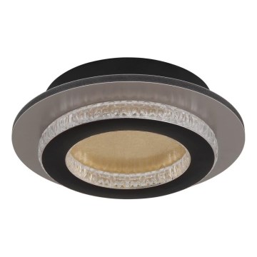 Globo - LED-plafondlamp 12W/230V 3000/4000/6500K Ø 20 cm zwart