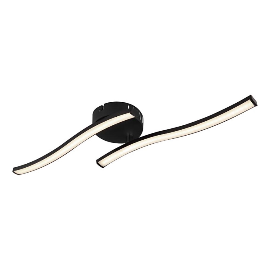 Globo - LED Plafondlamp 2xLED/6W/230V zwart