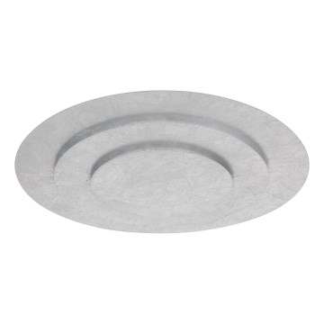 Globo - LED-plafondlamp 40W/230V 3000K Ø49 cm zilver