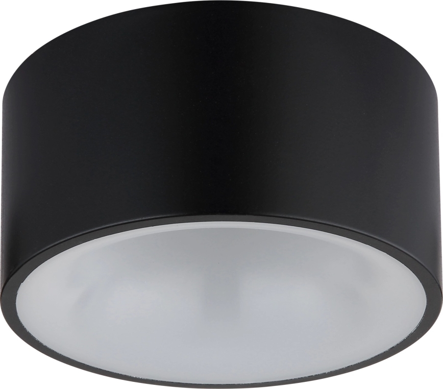 Globo - LED plafondlamp LED/12W/230V 3000K diam. 15 cm zwart