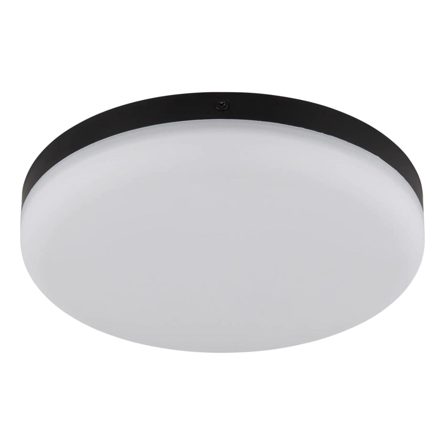 Globo - LED Plafondlamp LED/12W/230V 4000K diameter 22 cm zwart