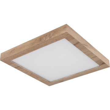 Globo - LED Plafondlamp LED/16W/230V bruin