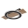Globo - LED Plafondlamp LED/18W/230V bruin