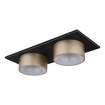 Globo - LED plafondlamp LED/24W/230V 3000K 46x20 cm messing