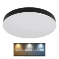Globo - LED Plafondlamp LED/36W/230V 3000K/4000K/6500K diameter 40 cm zwart