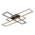 Globo - LED plafondlamp LED/40W/230V 3000K 60x80 cm zwart/goud