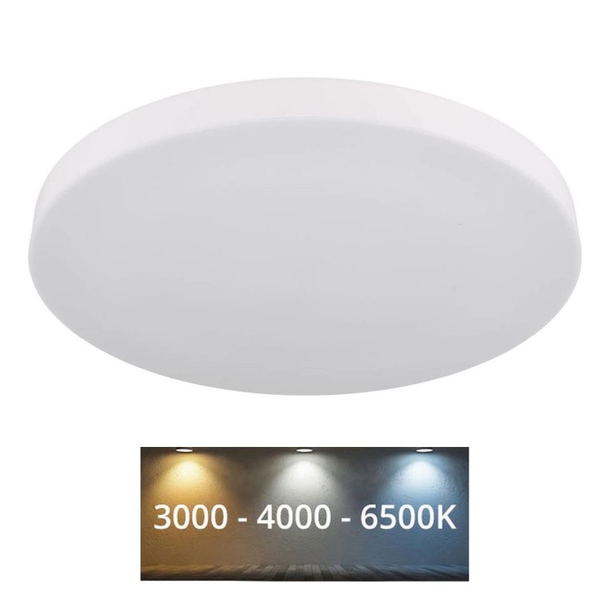 Globo - LED Plafondlamp LED/50W/230V 3000K/4000K/6500K diameter 50 cm wit