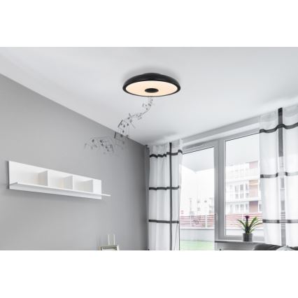 Globo - LED RGBW Dimbare badkamer lamp met een luidspreker LED/18W/230V IP44 + afstandsbediening