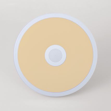 Globo - LED RGBW Dimbare badkamer lamp met een luidspreker LED/18W/230V 3000-6500K IP44 + afstandsbediening