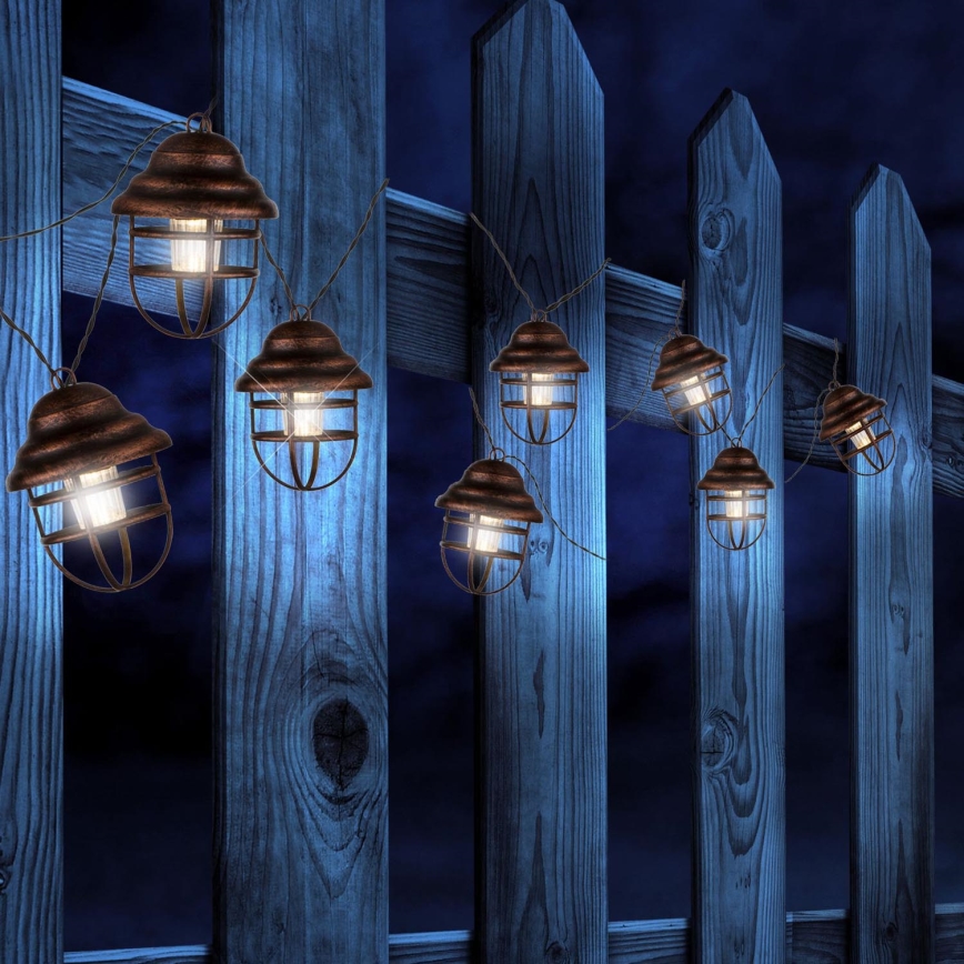 Globo - LED Solar decoratieve lamp 8xLED/3,2V IP44 200 mAh