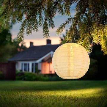 Globo - LED Solar hanglamp LED/0,5W/3V IP44 beige