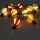 Globo - LED Solar ketting 9xLED/0,06W/3V 390 cm IP44