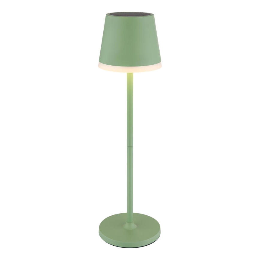 Globo - LED Solar lamp LED/0,06W/3V 3000K IP44 groen