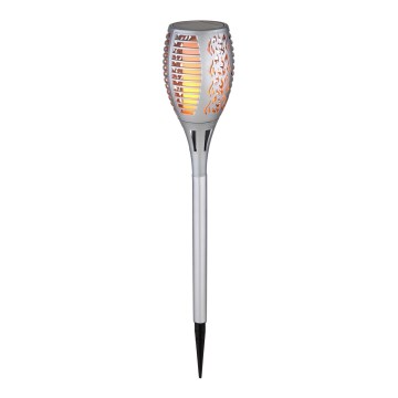 Globo - LED Solar lamp LED/3,6W/3V 1800K IP44 glanzend chroom