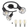 Globo - LED spot 3xE14/6W/230V zwart