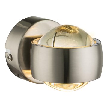 Globo - LED-wandlamp LED/7W/230V 3000K mat chroom