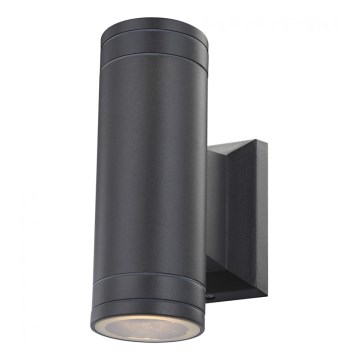 Globo - LED Wandlamp voor buiten GANTAR 2x GU10 LED / 4,5W / 230V