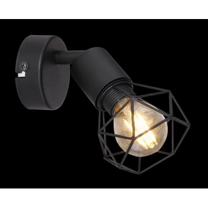 Globo - LED Wandspot 1xE14/6W/230V zwart