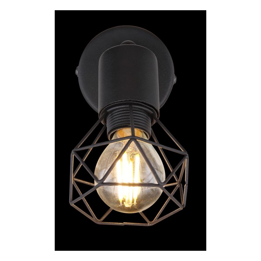 Globo - LED Wandspot 1xE14/6W/230V zwart