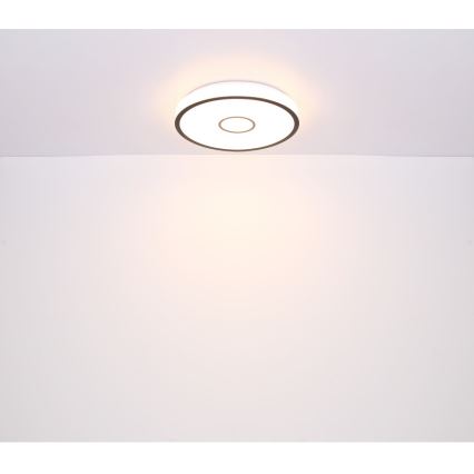 Globo- Luminaire RGB à intensité variable de salle de bain LED/30W/230V IP44 Wi-Fi Tuya + Télécommande