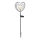 Globo - Luminaire solaire LED/3V IP44 300 mAh cœur argenté