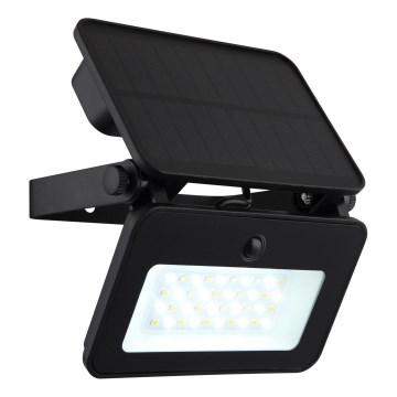 Globo - Luminaire solaire LED dimmable avec capteur, 8 W / 5 V, 3000 / 4000 / 6500 K, IP65, 2200 mAh