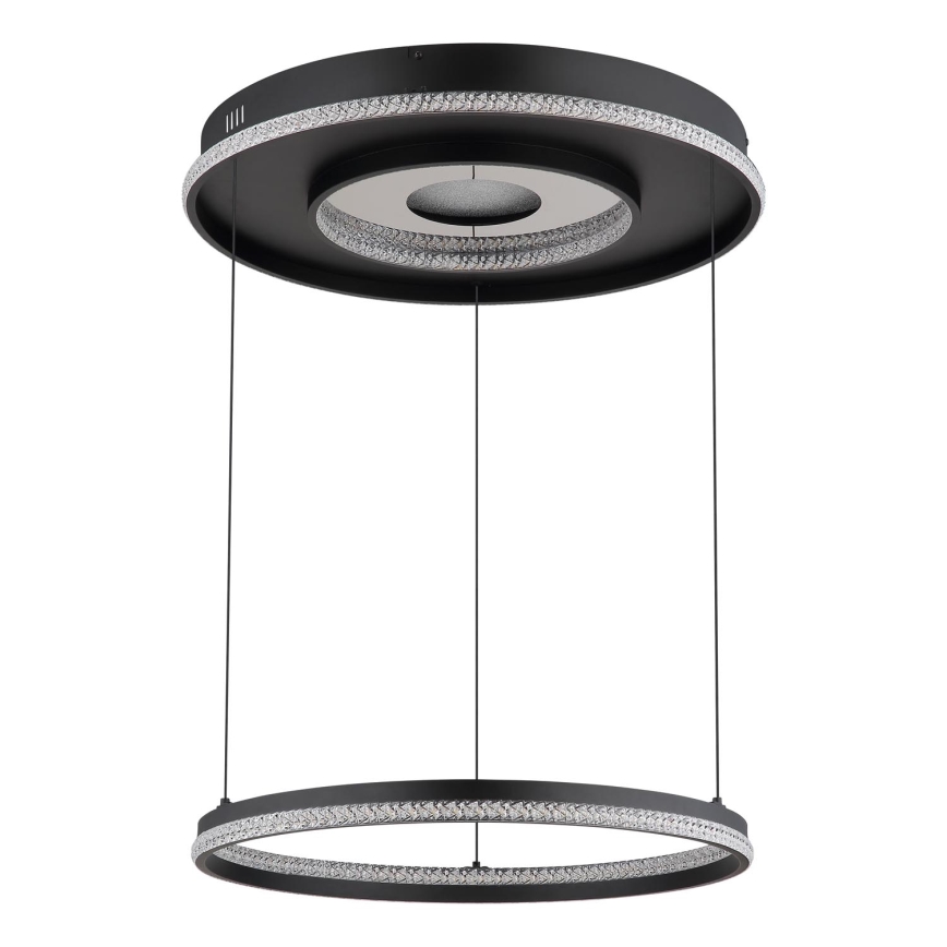 Globo - Lustre LED dimmable sur câble LED/54W/230V 2700-6500K Ø 60 cm noir + télécommande