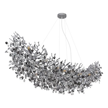 Globo - Lustre sur câble 16xE14/40W/230V argenté