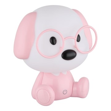 Globo - Petite veilleuse à intensité variable rechargeable pour enfants LED/1W/5V 500 mAh rose