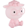 Globo - Petite veilleuse à intensité variable rechargeable pour enfants LED/1W/5V 500 mAh rose