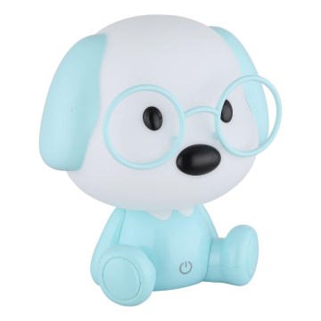 Globo - Petite veilleuse rechargeable à intensité variable pour enfants LED/1W/5V 500 mAh bleu
