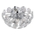 Globo - Plafondlamp 10xG9/7W/230V glanzend chroom diameter 39 cm