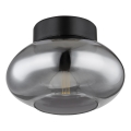 Globo - Plafondlamp 1xE27ILLU/40W/230V zwart