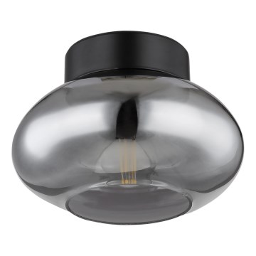 Globo - Plafonnier 1xE27ILLU/40W/230V noir