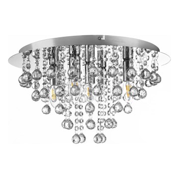 Globo - Plafonnier 5xE14/40W/230V d. 46 cm chrome brillant