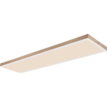 Globo - Plafonnier à intensité variable LED/36W/230V 2700-6500K + télécommande marron/blanc