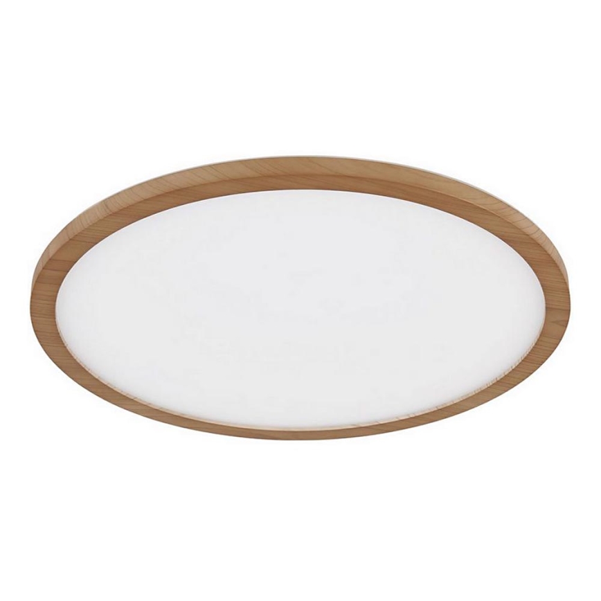 Globo - Plafonnier à intensité variable salle de bain LED/24W/230V d. 42 cm IP44 marron
