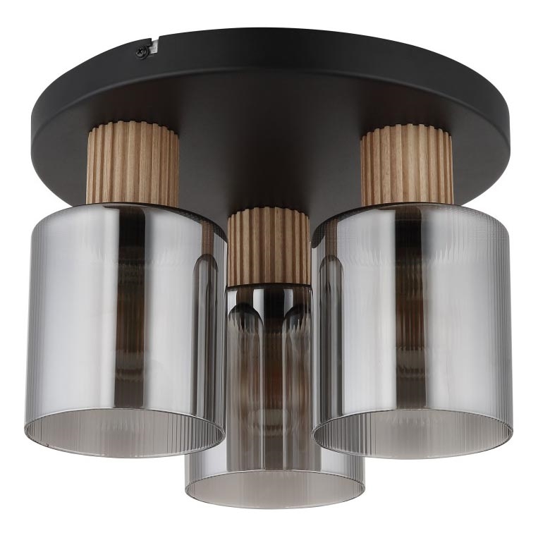 Globo - Plafonnier d'intérieur à montage apparent 3xE27/25W/230V Ø 30 cm