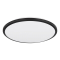 Globo - Plafonnier LED/18W/230V 4000K d. 35 cm noir