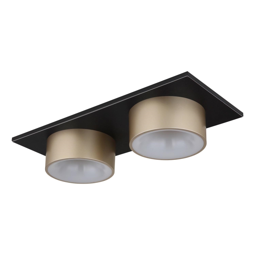 Globo - Plafonnier LED 24W/230V 3000K 46x20 cm, laiton