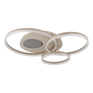 Globo - Plafonnier LED 40 W / 230 V / 3000 K, 78 x 60 cm, beige