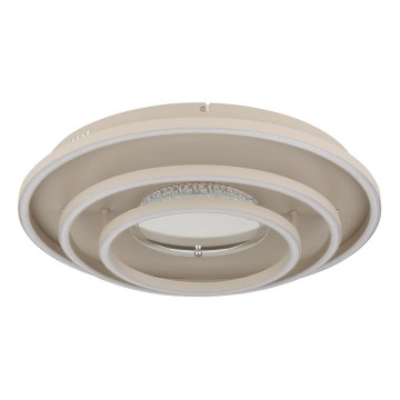 Globo - Plafonnier LED/40W/230V 3000/4000/6000K Ø 51 cm beige