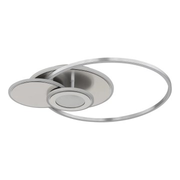 Globo - Plafonnier LED dimmable LED/24W/230V 2700-6500K argenté + télécommande