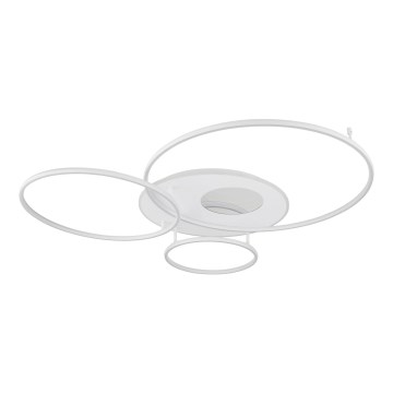 Globo - Plafonnier LED dimmable LED/70W/230V 2700-6000K 105x26,5 cm argenté + télécommande