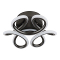 Globo - Plafonnier LED LED/24W/230V 2700/4000/6000K Ø 26 cm noir