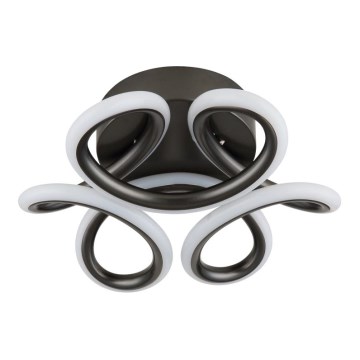 Globo - Plafonnier LED LED/24W/230V 2700/4000/6000K Ø 26 cm noir