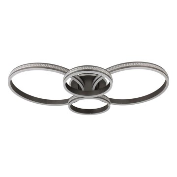 Globo - Plafonnier LED LED/39W/230V 2700/4500/6500K 106x60 cm anthracite
