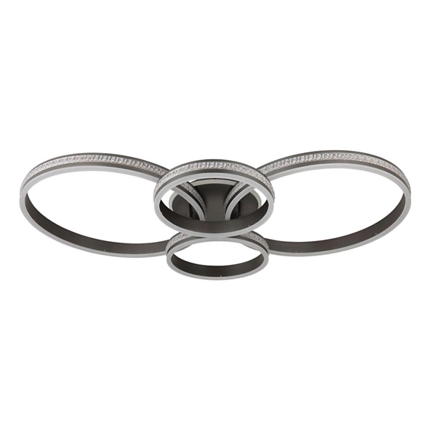 Globo - Plafonnier LED LED/39W/230V 2700/4500/6500K 106x60 cm anthracite