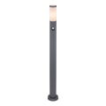 Globo - Sensorlamp voor buiten 1xE27/15W/230V IP44 110 cm antraciet