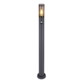 Globo - Sensorlamp voor buiten 1xE27/15W/230V IP44 110 cm zwart